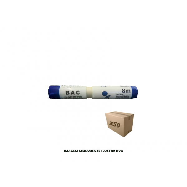 FILME PVC - BAC - 28cmX5M - CX50